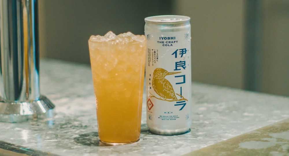 「伊良コーラ缶」のラベルに載せる言葉づくりをお手伝いをしました